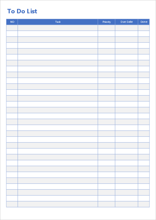 to-do list excel template01
