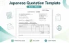 Japanese Quotation Template｜Free Excel and Word Downloads