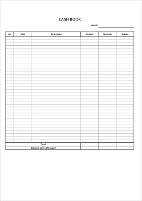 Cash Book Template03 for excel