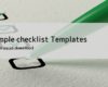Checklist Templates with excel | Free download