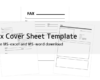 Fax cover sheet templates - download free excel templates