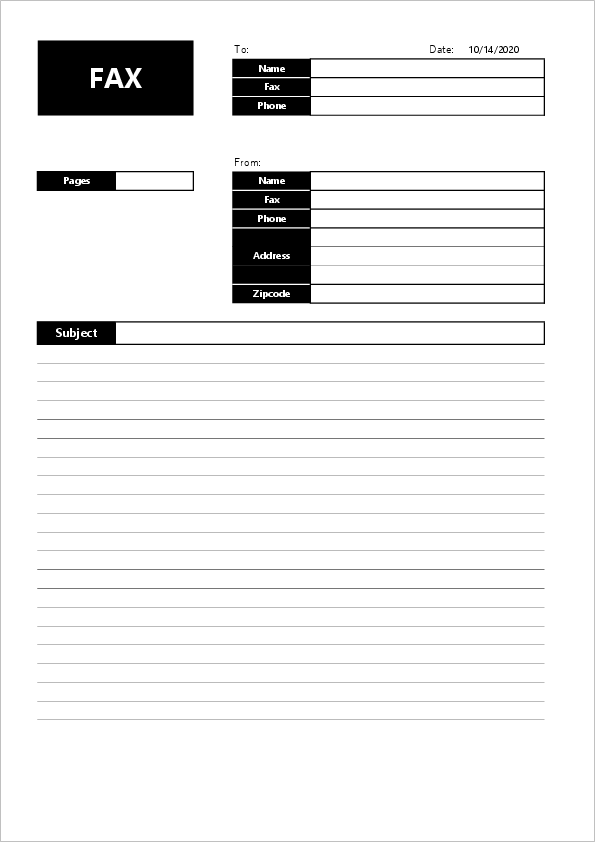 fax cover sheet free excel template07