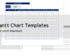 Simple Gantt Chart Template with Excel | Free Download