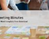 Meeting Minutes Templates | Word Free download