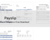 Payslip Templates | Excel Free download
