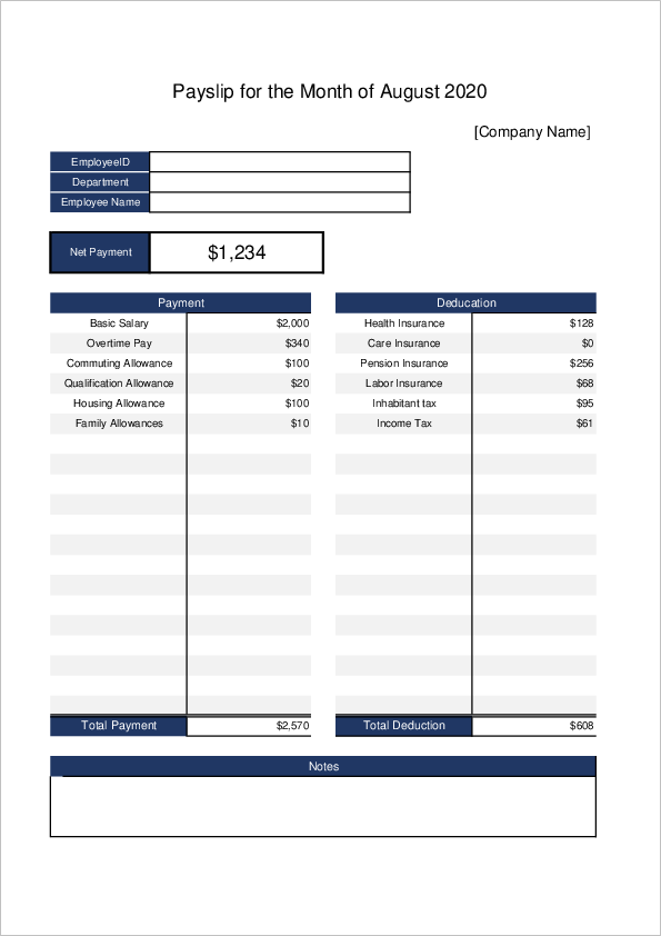 Free Excel Payroll Template