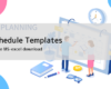 Free schedule templates for Excel
