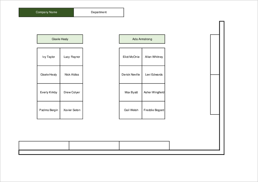 seating charts templates