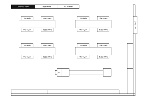 Office Seating Chart Template Excel