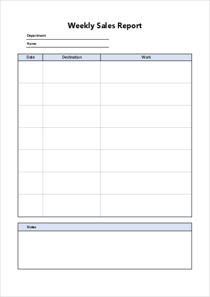 Weekly Report Template04